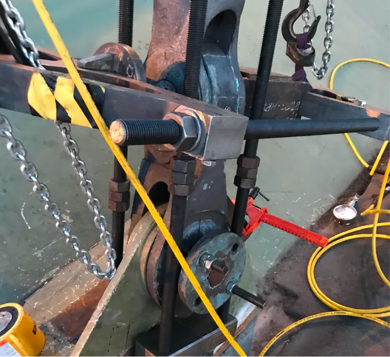One of the Humber Bridge Cable anchors