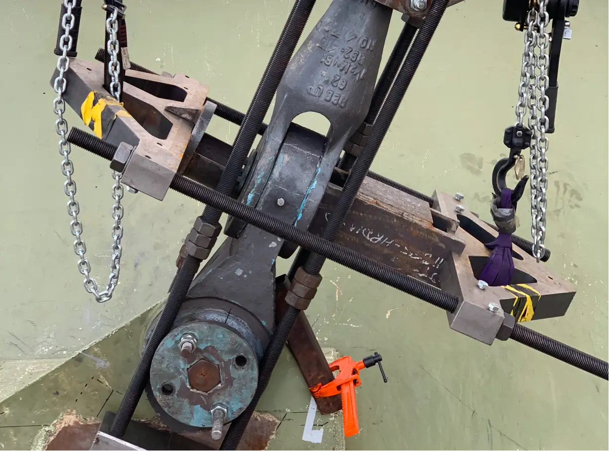 One of the Humber Bridge Cable anchors